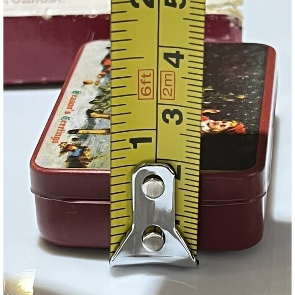 Vtg 1981 Victorian Memories Christmas Holiday Set of 3 Tins Lillian Vernon #4532 - Picture 9 of 9